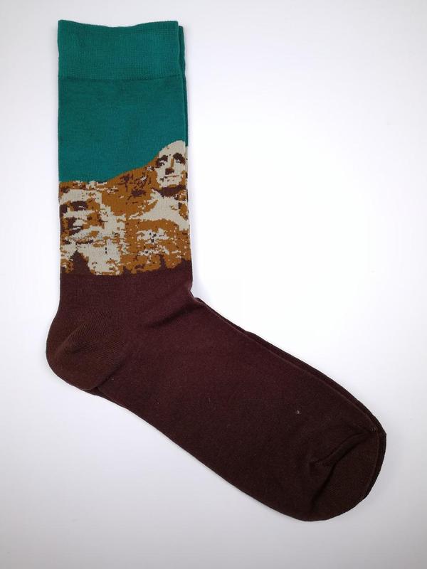 Мужские носки с оригинальным принтом Рашмор