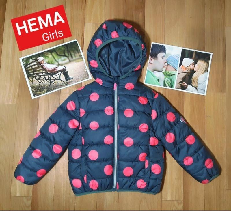 Яркая демисезонная куртка hema 2лет