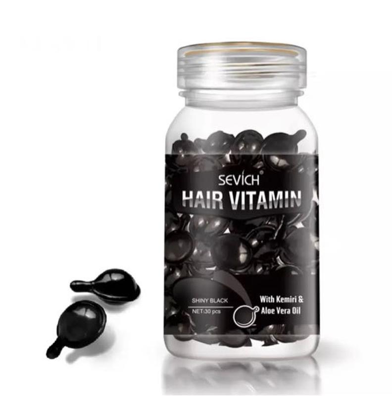 Вітамінні капсули для відновлення волосся Sevich Чорний