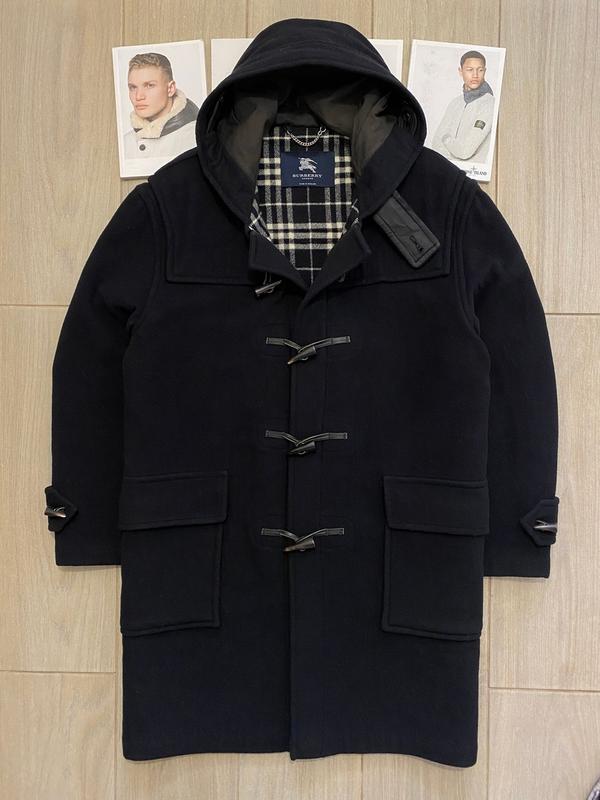 Шерстяне пальто дафлкот burberry london duffle coat