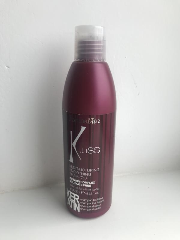 K.liss выпрямляющий шампунь с кератином 250 ml