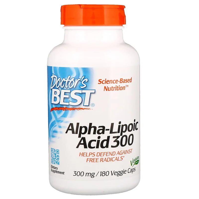 Альфа-липоевая кислота Doctor's Best Alpha-Lipoic Acid 300 мг ...