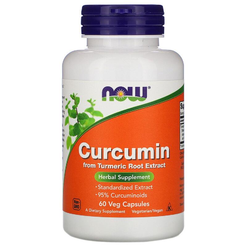 Куркумин, Now Foods, Curcumin, 60 Капсул