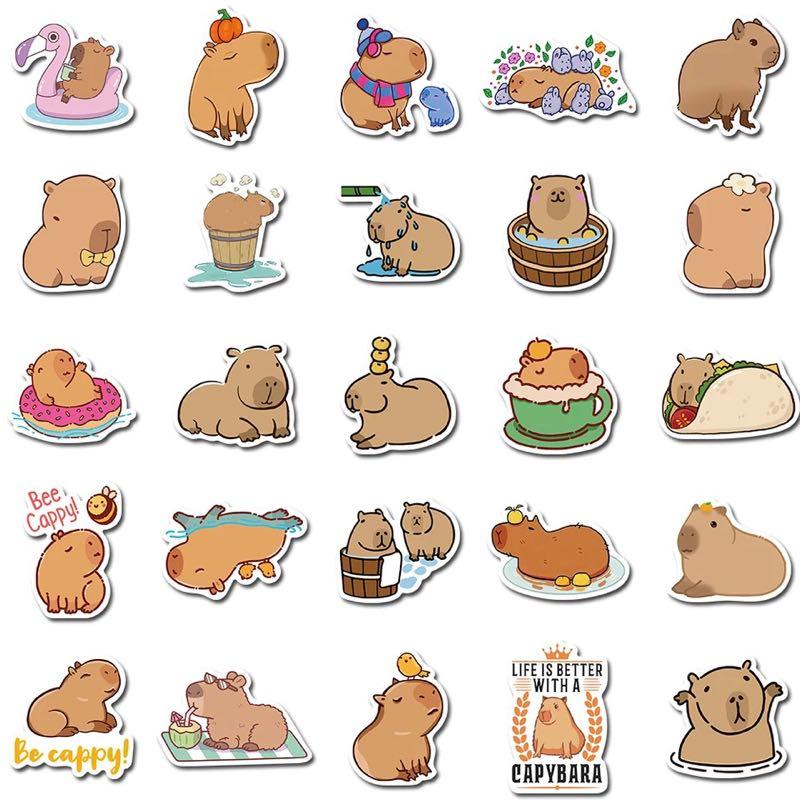 Продам 50 стікерів / капибара / капібара / capybara / стикеры: ціна 300 ...