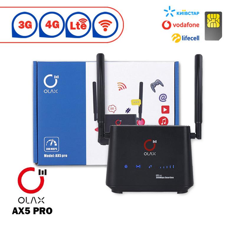 Маршрутизатор 4G LTE Wi-Fi роутер Olax AX5 Pro (Киевстар, Voda...: цена ...