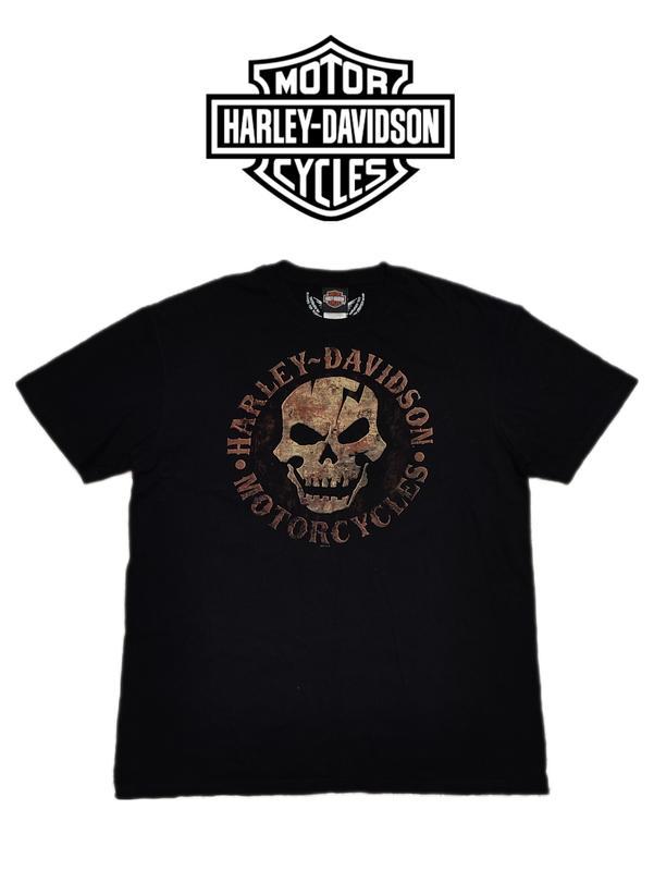 Байкерская футболка harley davidson x biker built limited edit...