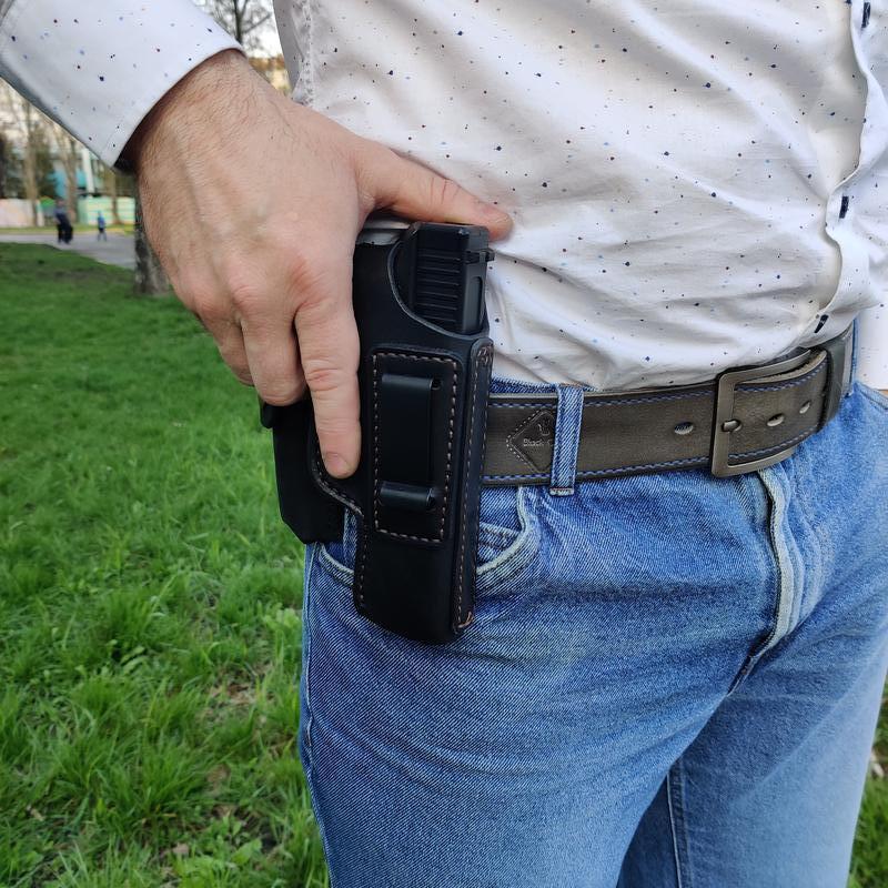 Шкіряна кобура для Glock, кобура на Glock 17, кобура для пістолет: цена ...