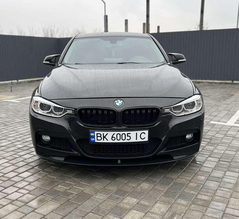Бмв ф30 f30 накладка на передний бампер в стиле M Performance ...