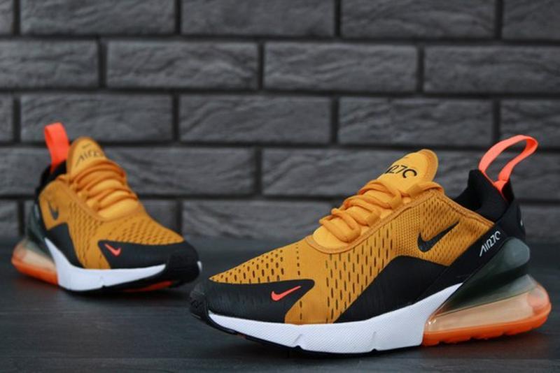 nike air 270 orange black