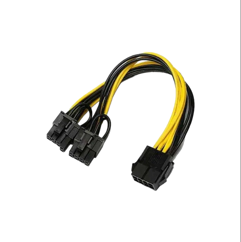 Переходник Питания Видеокарт 8pin to 2(6+2) Удлинитель 8пин PCI-E: цена ...