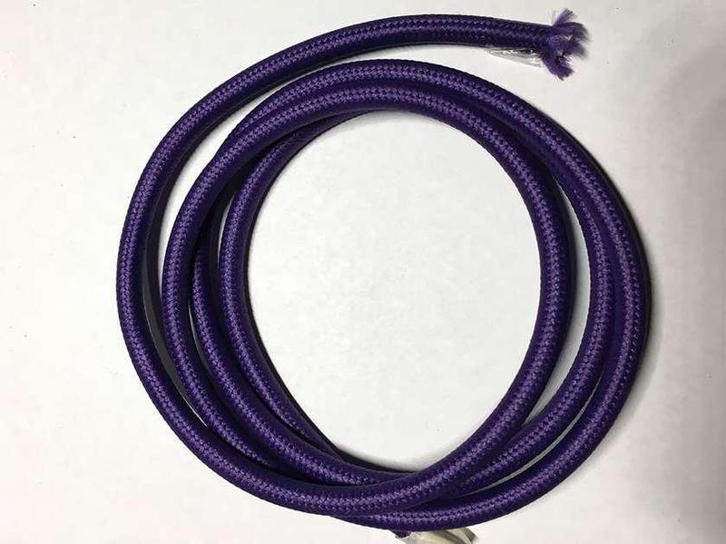 Провод в текстильной оплетке цвет Фиолетовый