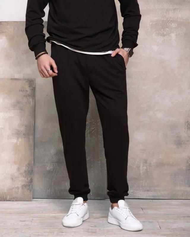 Спортивные штаны цвет черный FI_004414
