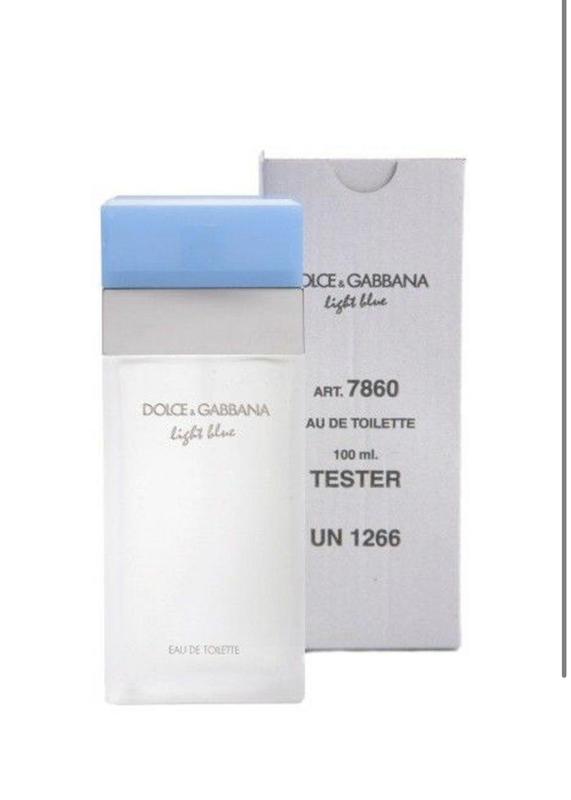 dolce gabbana light blue 100 ml tester