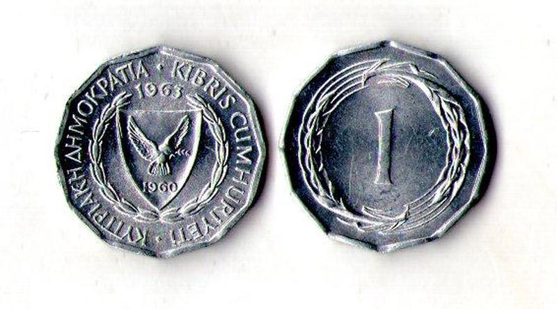 Кіпр 1 міль 1963 рік №784