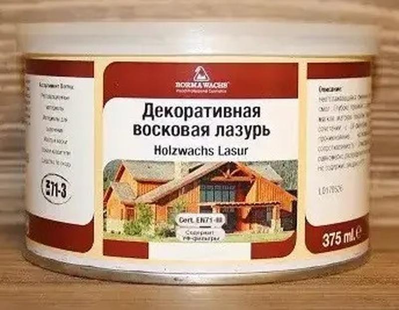 Воскова морилка для дерева середній горіх, банка 1л (розлив): цена 790 ...