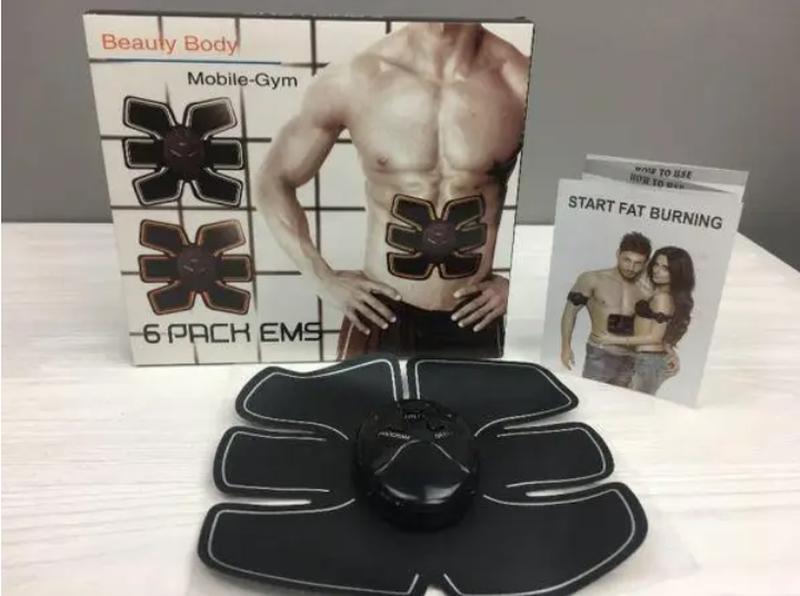 Миостимулятор-тренажер для мышц пресса EMS Body Mobile Gym Black