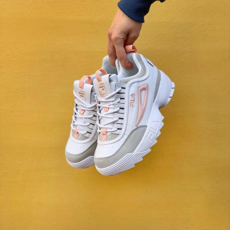 fila disruptor 2 white pink