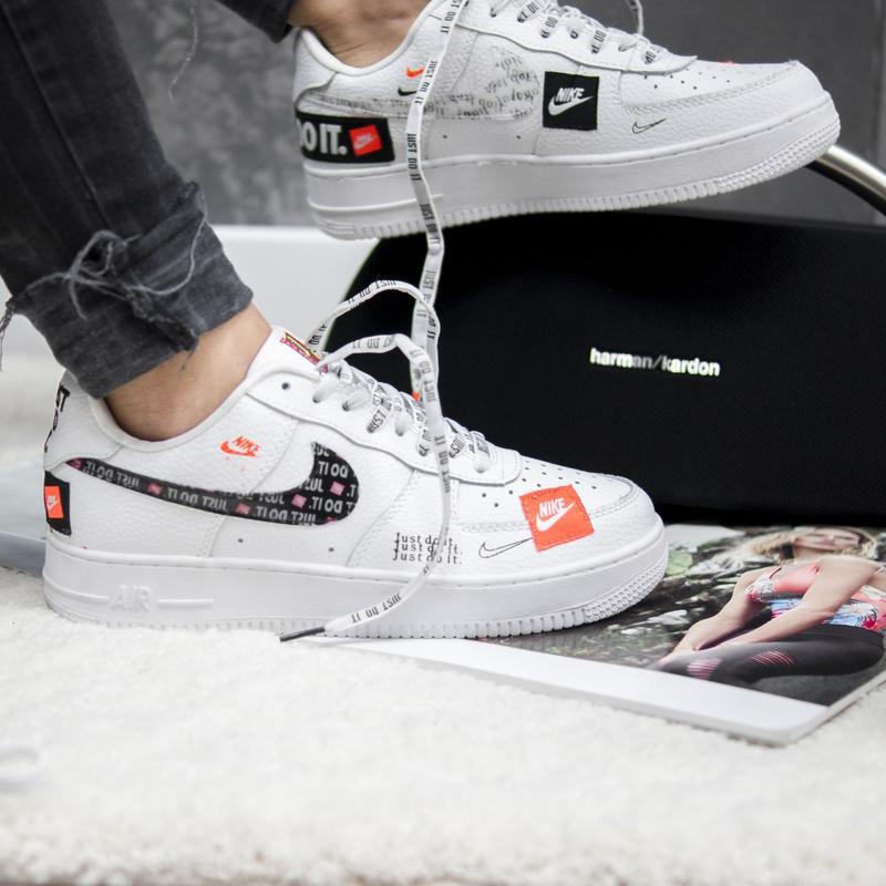 nike air force just white