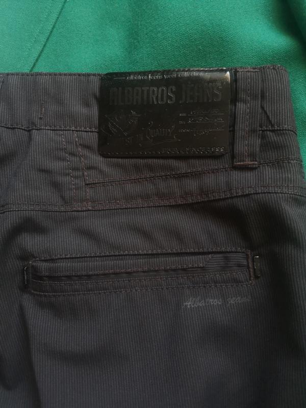 темно-серые в мелкую полоску, albatros jeans, 2...: цена грн купить Брюки и джинсы женские на ИЗИ | Украина