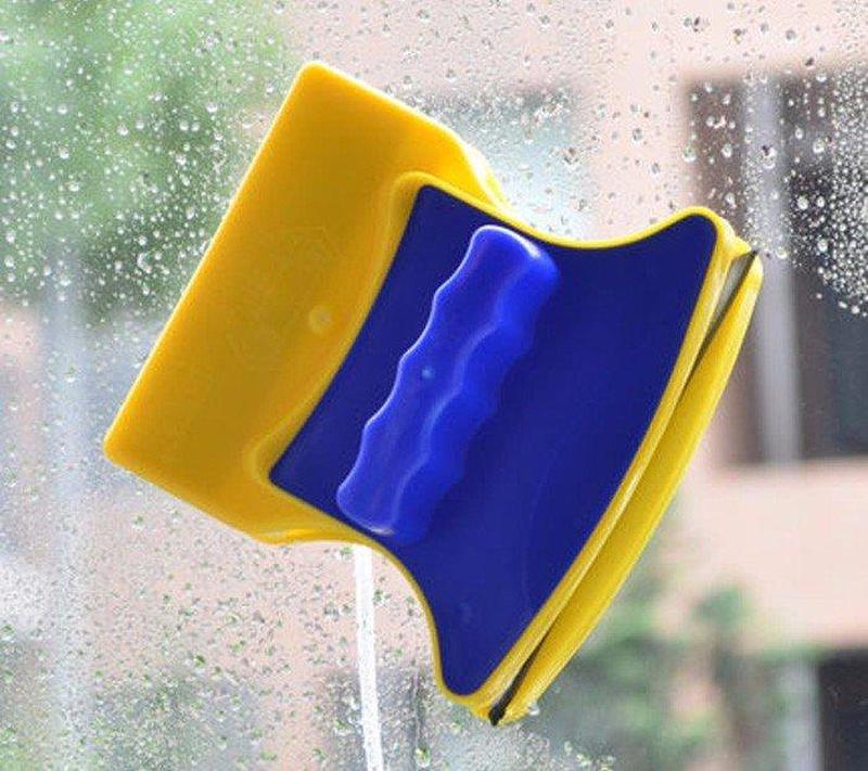 Магнитная щетка для мытья окон с двух сторон Glass Wiper Original