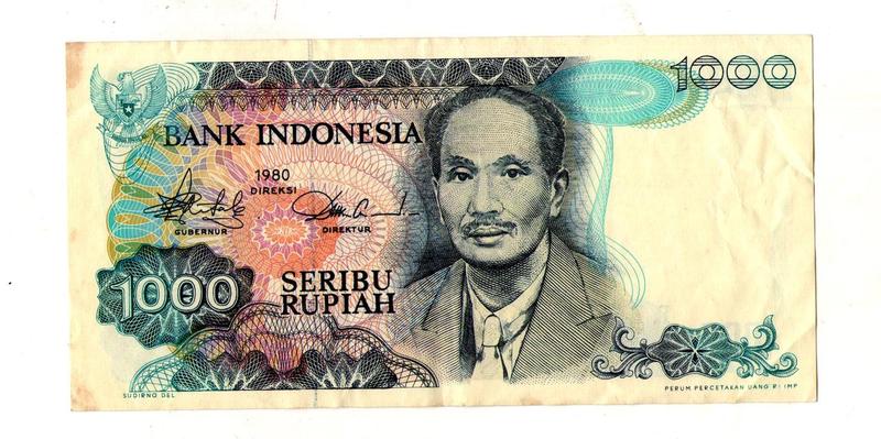 Індонезыя 1000 рупій 1980 рік №580