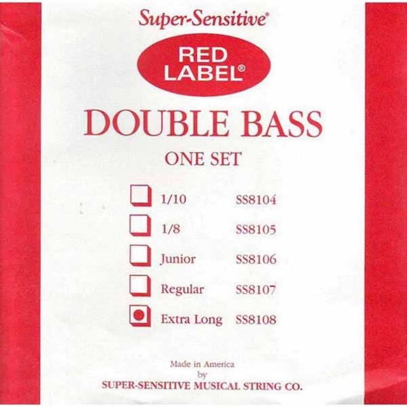 Струны для контрабаса Super-Sensitive Red Label SS8108 (Extra ...
