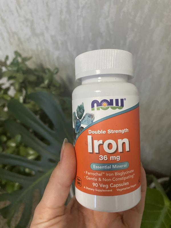 Железо, iron, now foods, 36 мг, 90 капсул оригинал из америкы now: цена ...