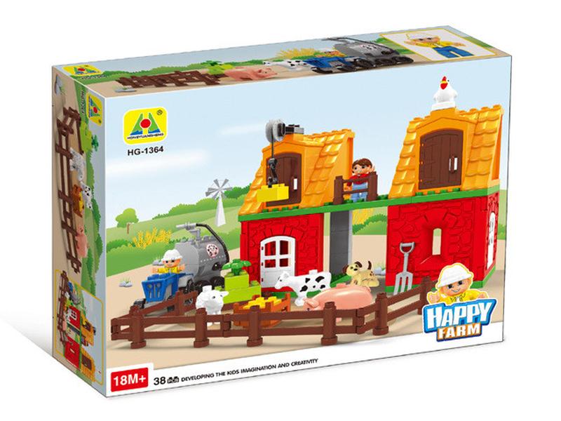Конструктор дитячий HG1364, Happy Farm. в коробці