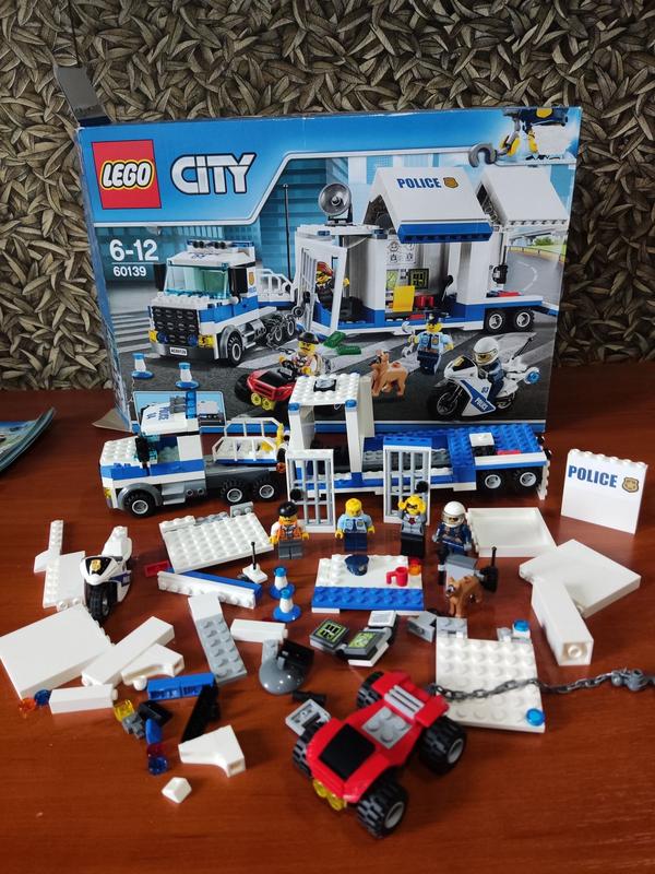 Конструктор LEGO City Мобільний командний центр (60139). ОРИГІНАЛ