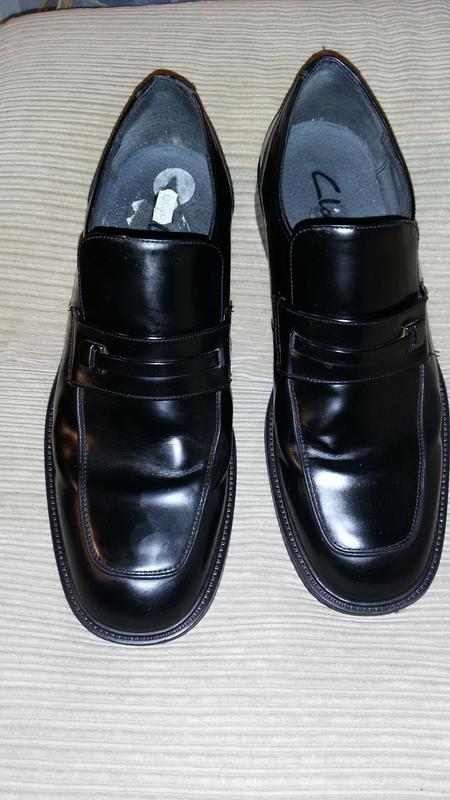 Кожаные туфли clarks (loafer) размер 46 - 30 см (11)