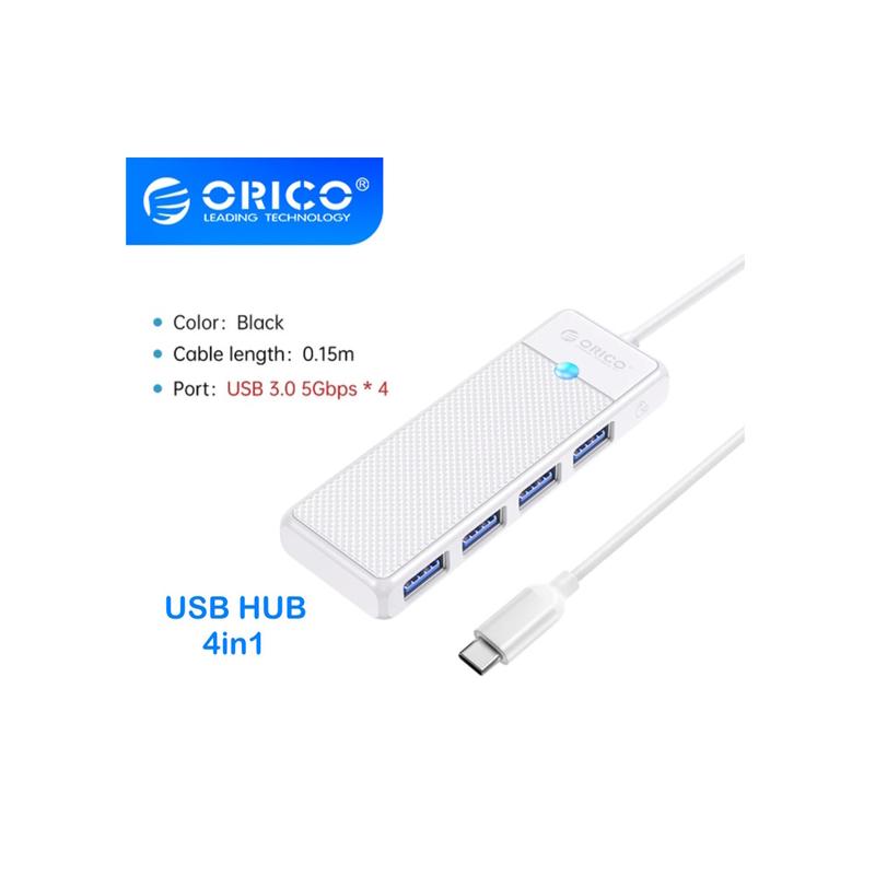 Orico HUB 4in1 Type-C USB 3.0 4-портовий USB-адаптер OTG