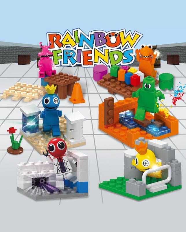Set di 6 personaggi Rainbow Friends Roblox LEGO di seconda mano