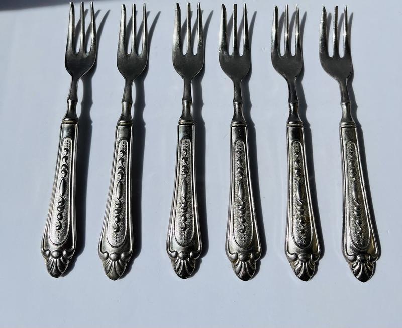 Италия серебряные вилки серебро 800