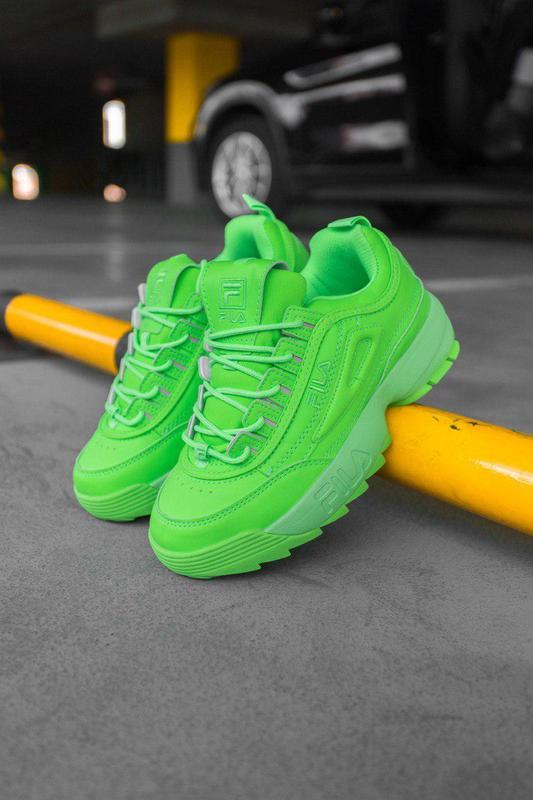 fila green neon