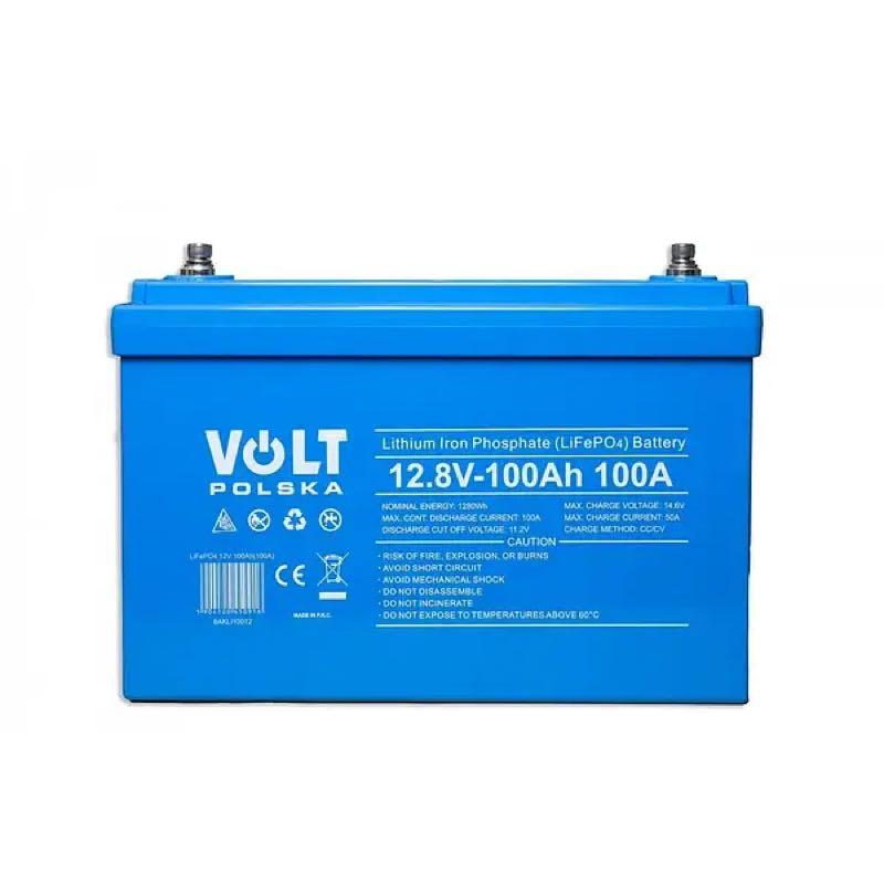Акумулятор Volt LiFePO4 12,8 В 100 А·год (100 А) + BMS Bluetooth