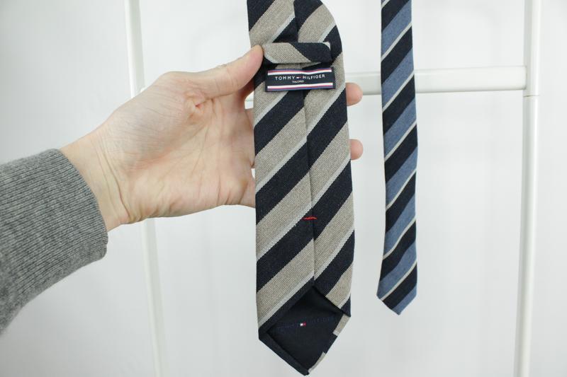 Стильна краватка галстук tommy hilfiger wool/cotton tie