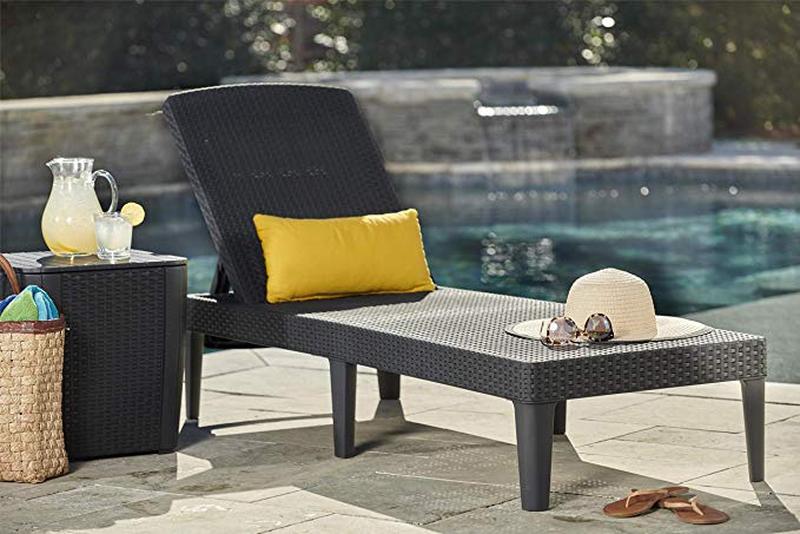 Шезлонг allibert jaipur sun lounger