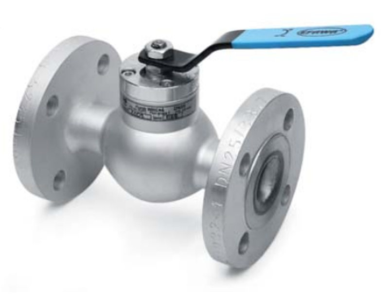 Монтаж крана шарового фланцевого - фото