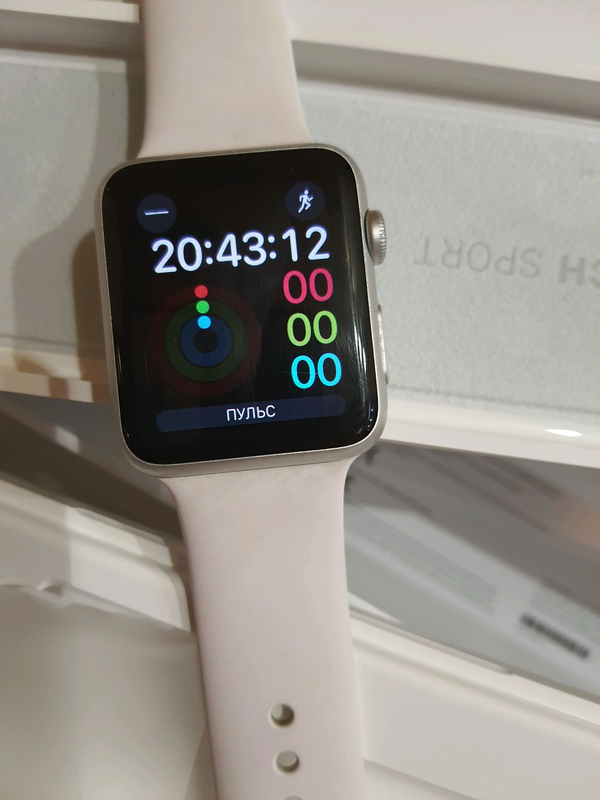 apple watch 42mm sil al white sport