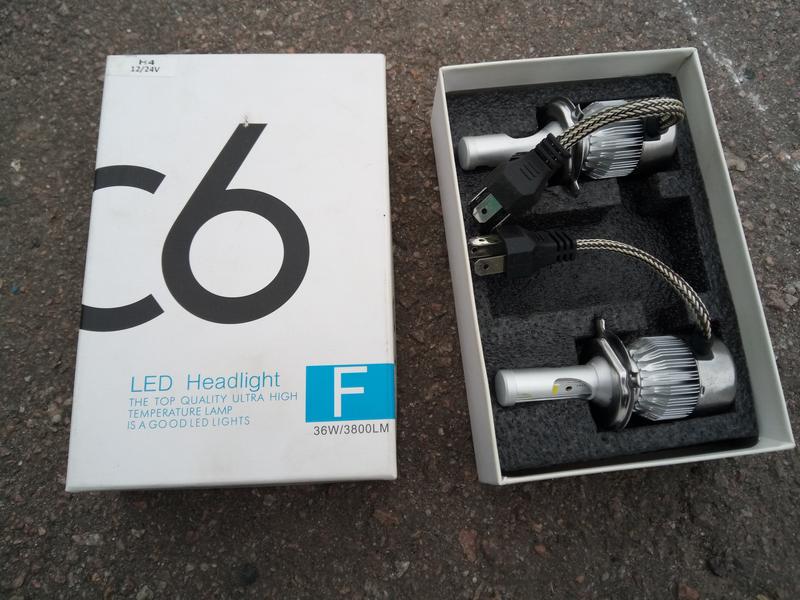 Комплект автомобільних LED ламп C6 H4
