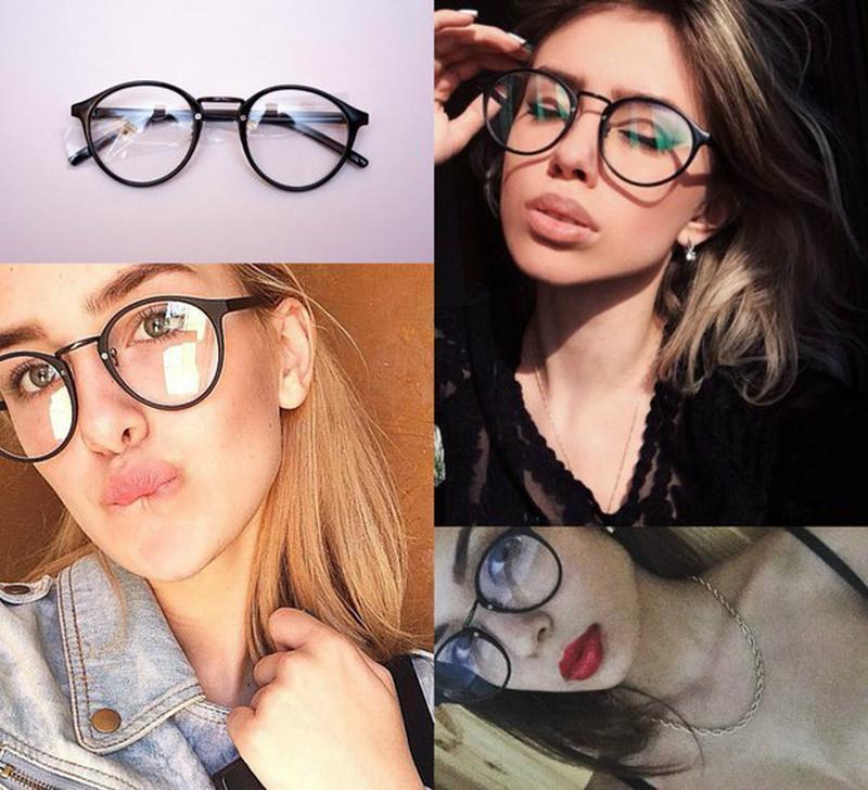 Имиджевые очки looktrue. Очки прозрачные с черной оправой. Стильные очки с прозрачными стеклами. Очки для имиджа. Очки нулевки женские круглые.