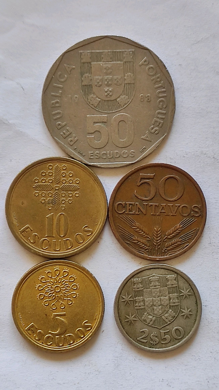 Подборка монет Португалии