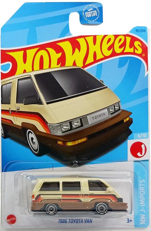 Машинка Hot Wheels - 1986 Toyota Van - 2023 J-Imports (#095