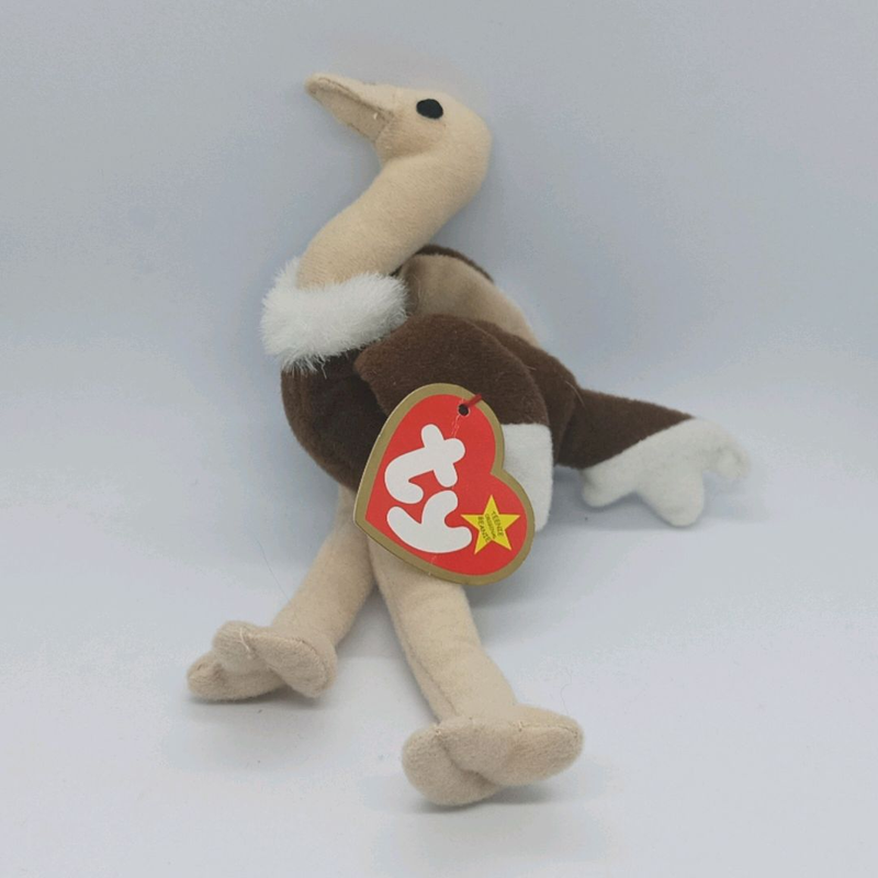 Stretchy the ostrich beanie baby value online