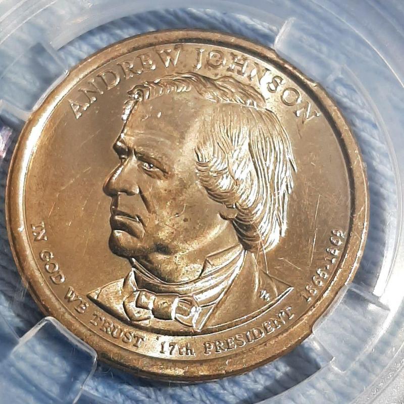 Монета США 1 долар, 2011 года, Президент США - Ендрю Джонсон (...
