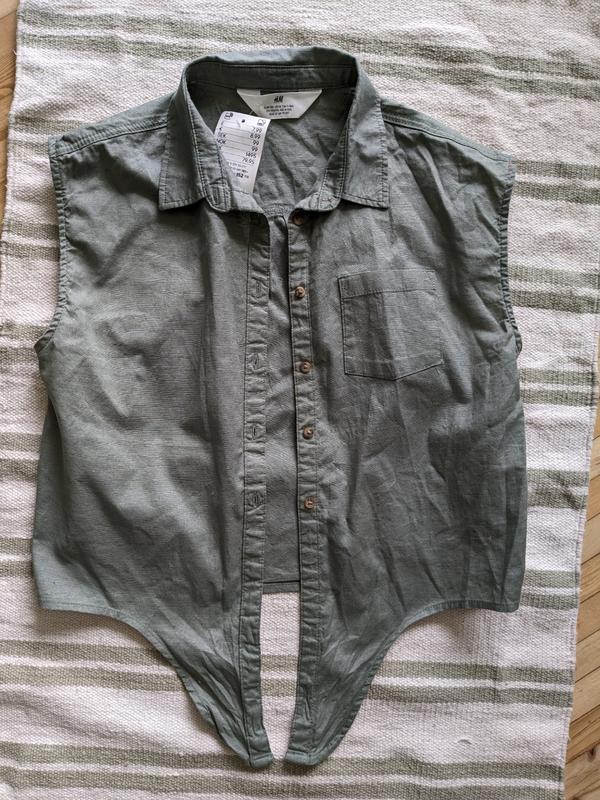 Блуза, рубашка, h&m для девочки