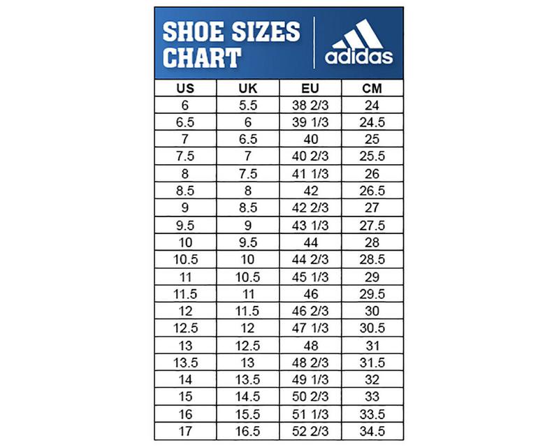 adidas terrex size chart