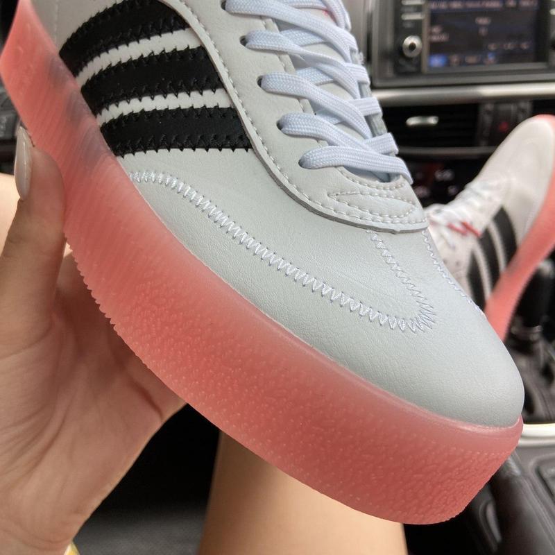 adidas samba white pink