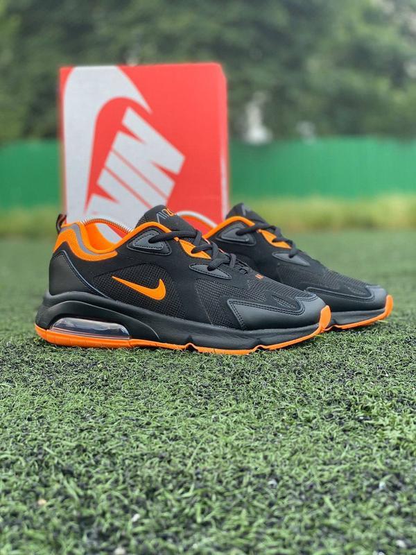 Nike air max 200 black sale running shoes