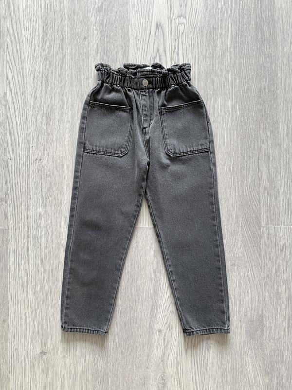 Крутые джинсы мом брюки брюки zara 4-5роков